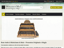 Tablet Screenshot of misticismoemais.com